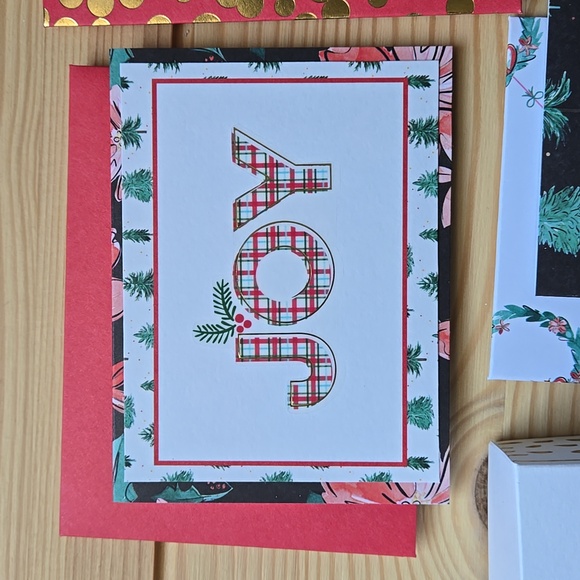 Handmade Mini Christmas Cards Boxed Set of 6 - Picture 5 of 12